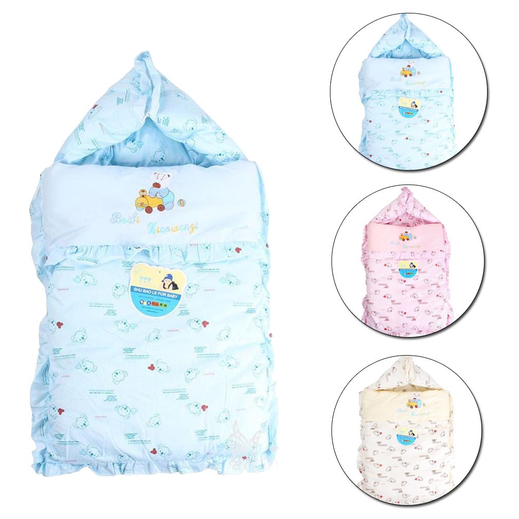 Baby Winter Sleeping Bags Oversized Newborn Baby Cartoon Shopee Indonesia