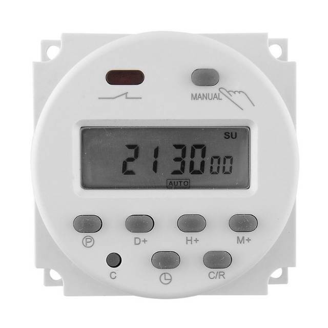 Timer Switch Digital Time Delay Relay 220V atau 12V  CN101A Untuk Lampu