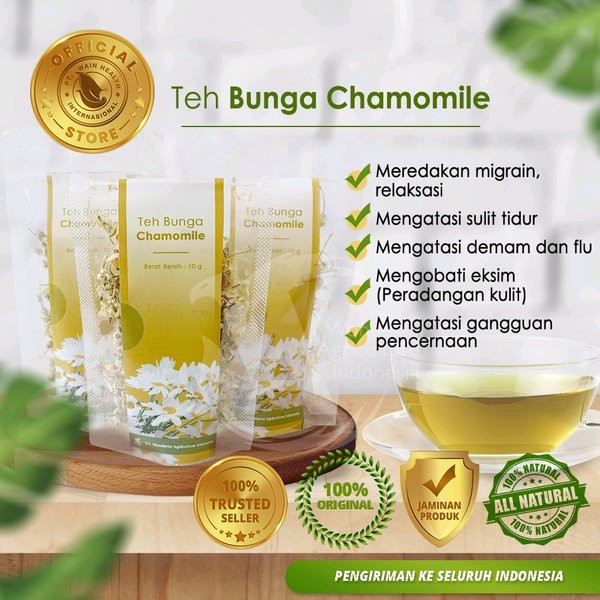 

TEH KEMBANG CHAMOMILE SI ANTIOKSIDAN DAN ANTI INSOMNIA