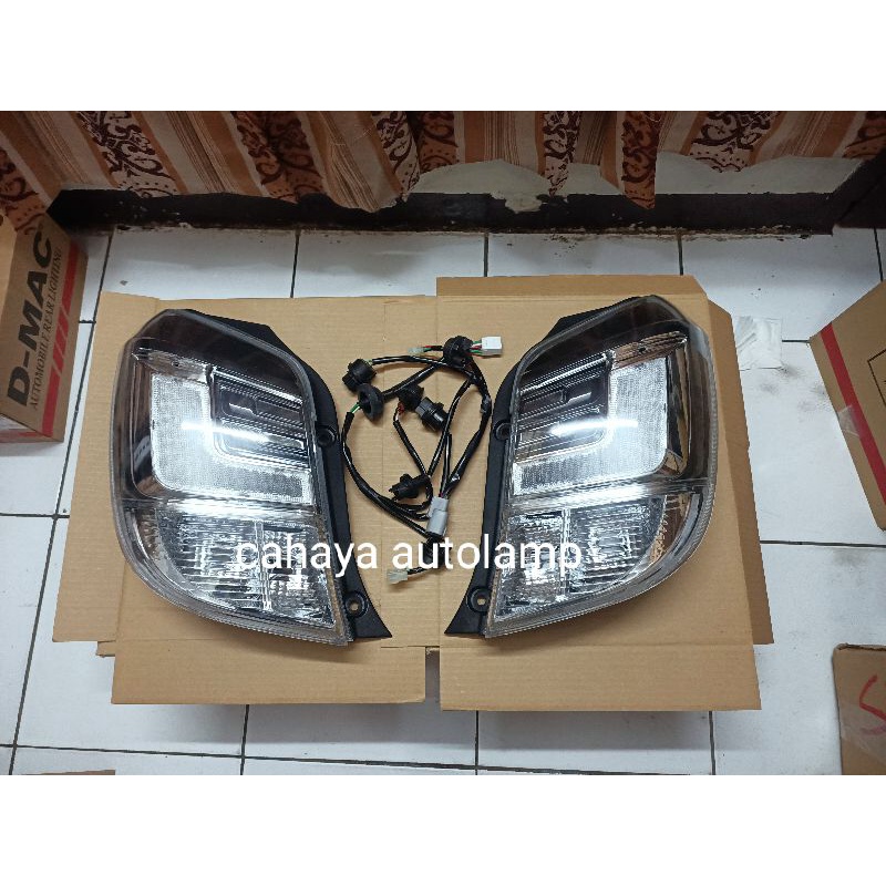 Stop Lamp Assy Agya new 2021 warna clear dan kabel set / Lampu belakang agya ayla axia wigo