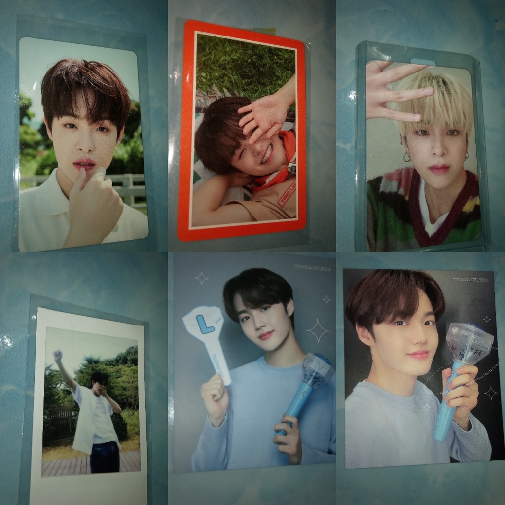 READY PC TREASURE INSTAX HYUNSUK,  MANYO EVENT 4JIHOON, 1ST STEP BLUE VER ASAHI, POB LS TREASURE DOY