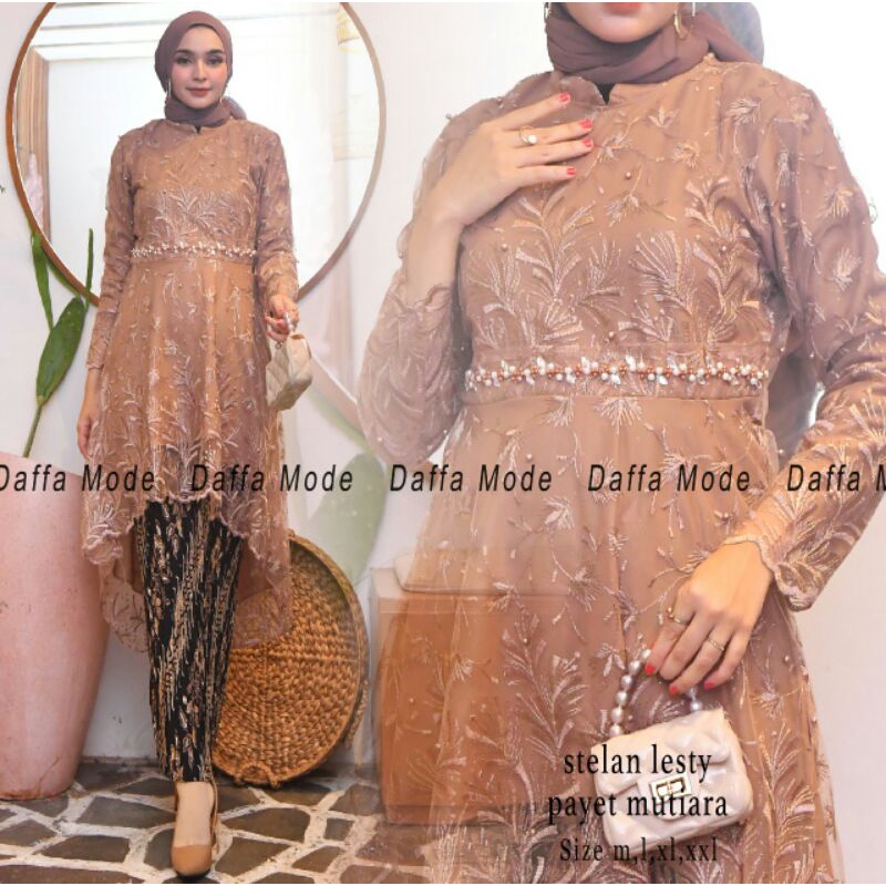 STELAN LESTY PAYET MUTIARA-KEBAYA MODREN-FREE MASKER-KEBAYA BROKAT-KEBAYA TERBARU-KEBAYA MURAH-KEBAY