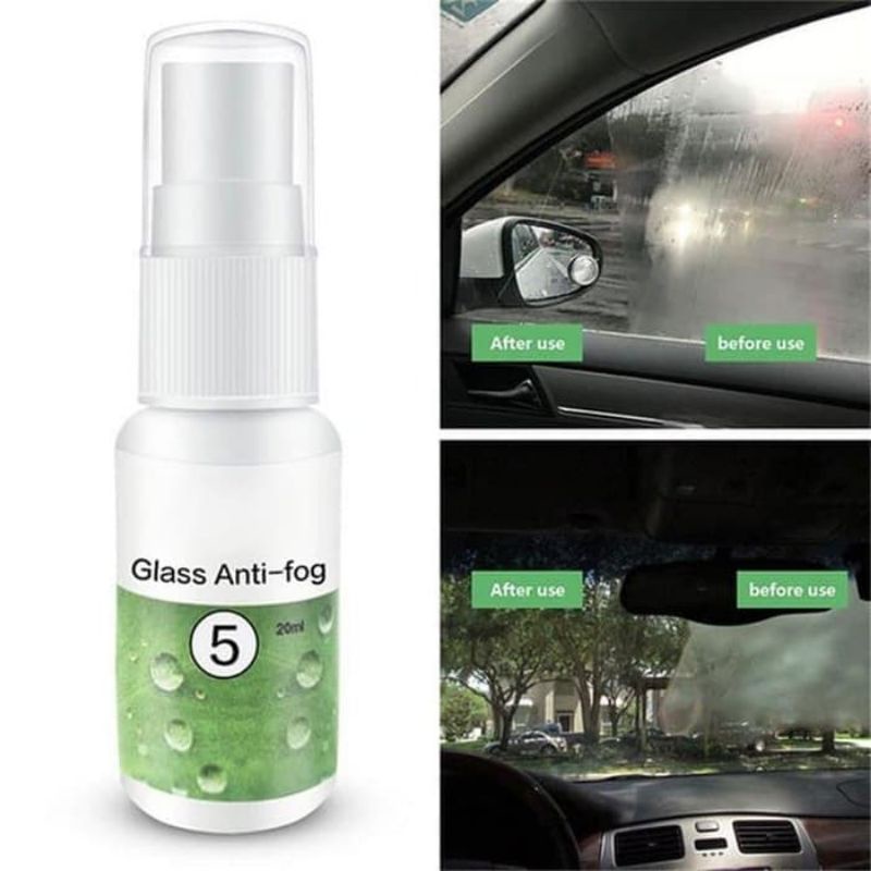 semprotan anti embun helm kaca mata dan mobil / anti fog liquid 20 ml