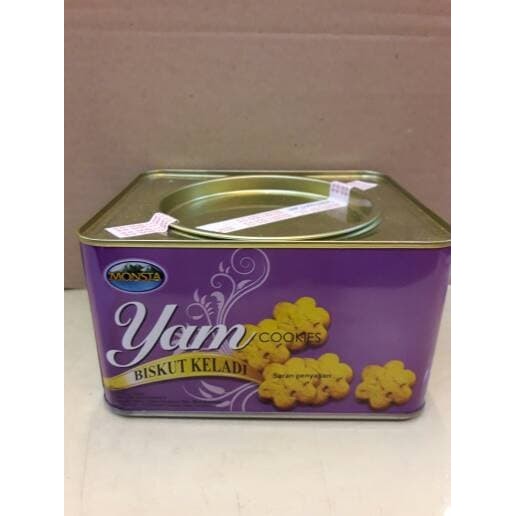 

Monsta Yam cookies biskuit keladi kaleng 700gr enak