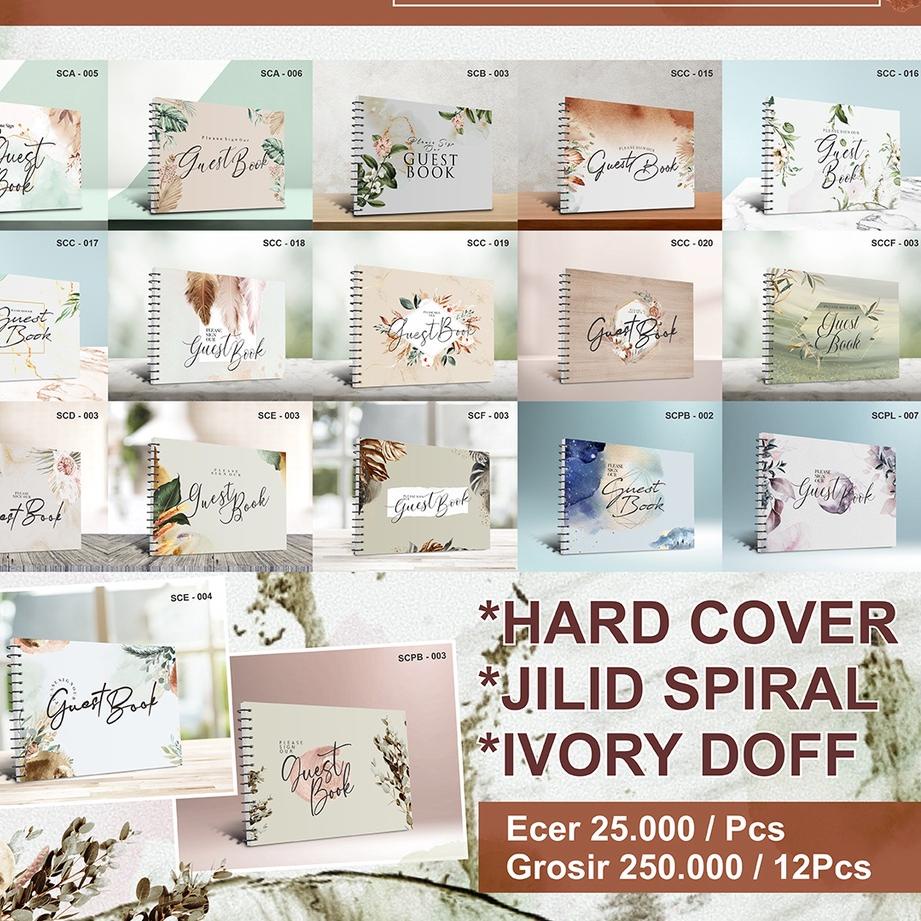 

BUKUTAMU HARDCOVER isi 400 Undangan JILID SPIRAL GRIYABLANGKO SERI 3| Bukutamu Penikahan | Guest Book ,,