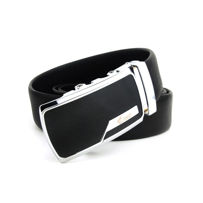 Termurah  COSSET REL 338 - IKAT PINGGANG PRIA KULIT ASLI BRANDED IMPORT - Gratis Ongkir