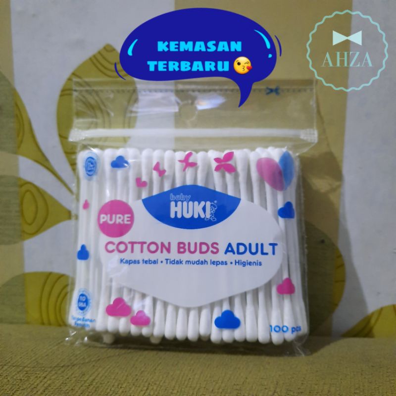 AHZA HUKI COTTON BUD BABY &amp; DEWASA ISI 50/100/150