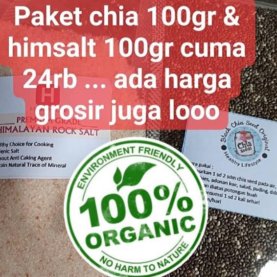

Ramadhan MALL Paket jsr super chia seed dan garam himalaya dapat Chia seed meksiko 100gr + himsalt 1