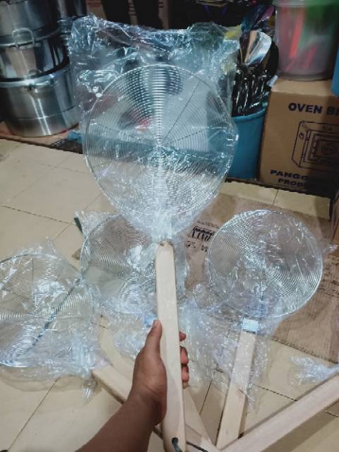 Serokan / saringan  gorengan wajan  parabola besar jumbo / Saringan stainless