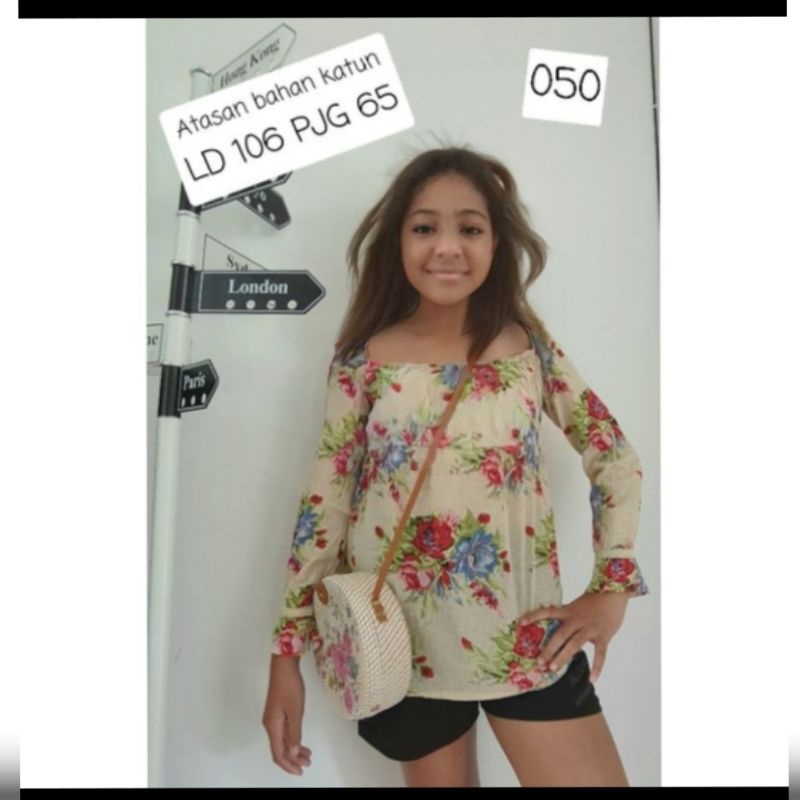 BAJU PRELOVED ATASAN WANITA LUCU