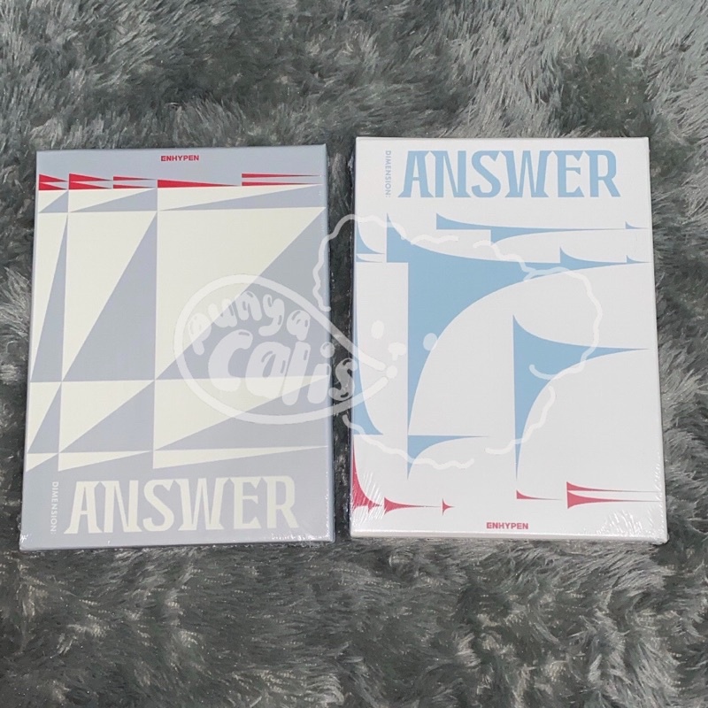 ALBUM ONLY+BOOKMARK BM ENHYPEN D:A DIMENSION ANSWER NO YET VER VERSI VERS VERSION UNSEALED OS BROCHU