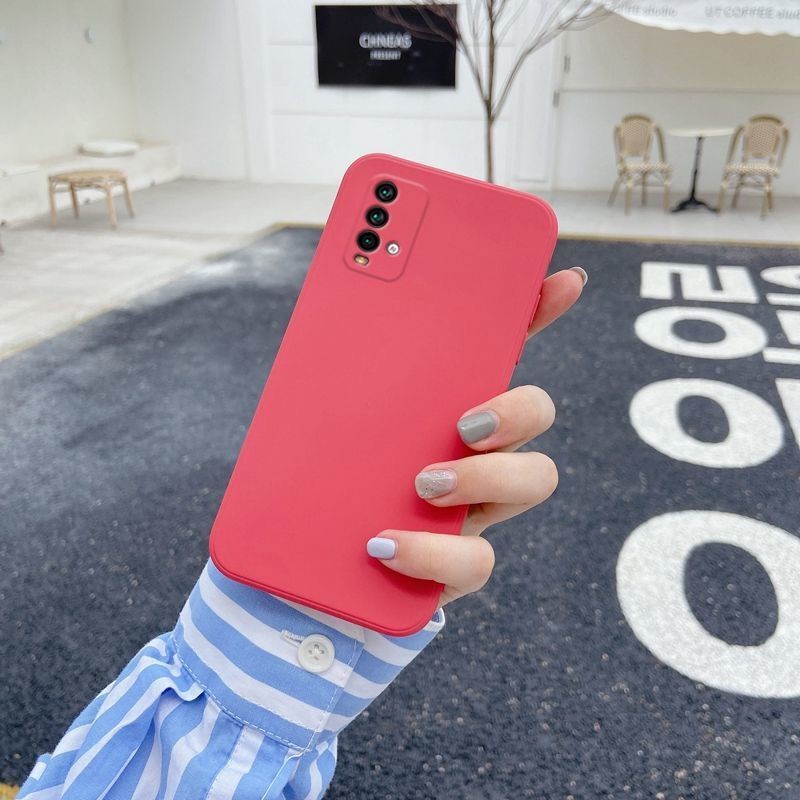 Soft Case Redmi 9T Liquid Silikon Slim Skin Candy Macaron Bludru