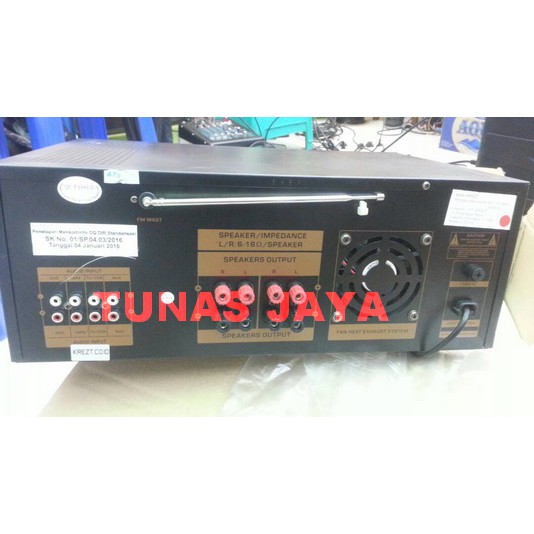 Amplifier Karaoke Krezt KA 388B ( USB,SD Card,Bluetooth ) ORIGINAL 100 % SNI