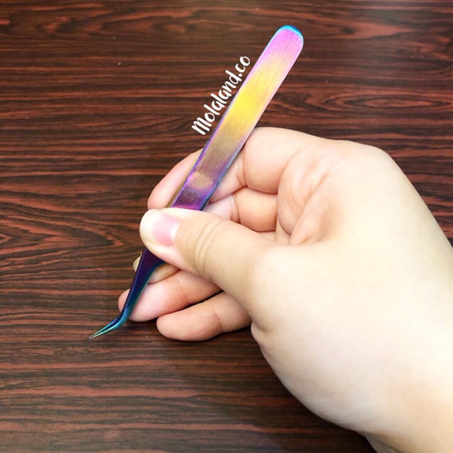 PINSET TWEEZERS RAINBOW EYELASH EXTENSION ALAT