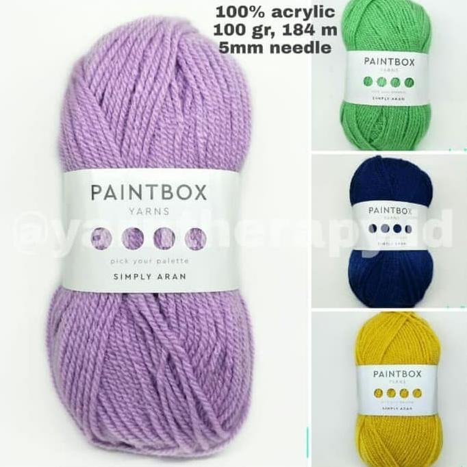 Paintbox Simply Aran benang rajut impor akrilik