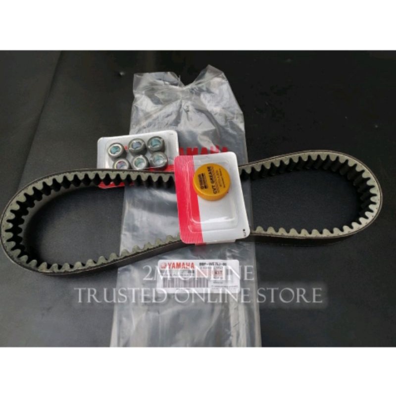 FanBelt Vbelt New Aerox 155 2021 Set Roller Original YGP BBP-WE76J-00