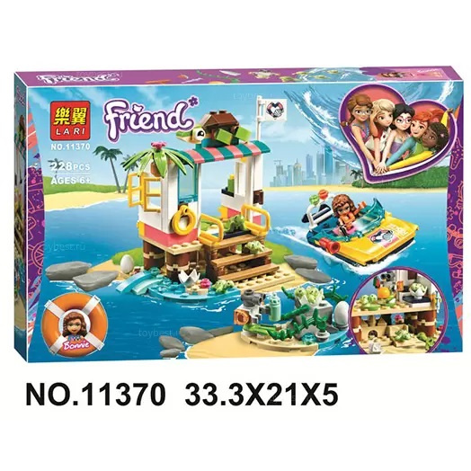 BISA COD Bela Lari 11370 Friends Turtle Rescue Mission Lego Compatible BERKUALITAS