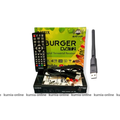 Dijual STB MATRIX BURGER HIJAU DVB T2 Murah