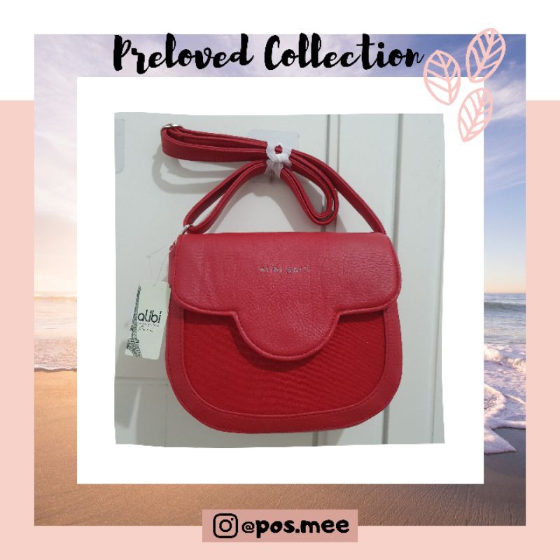 .[PRELOVED] P0004 - LANTANA Red bag