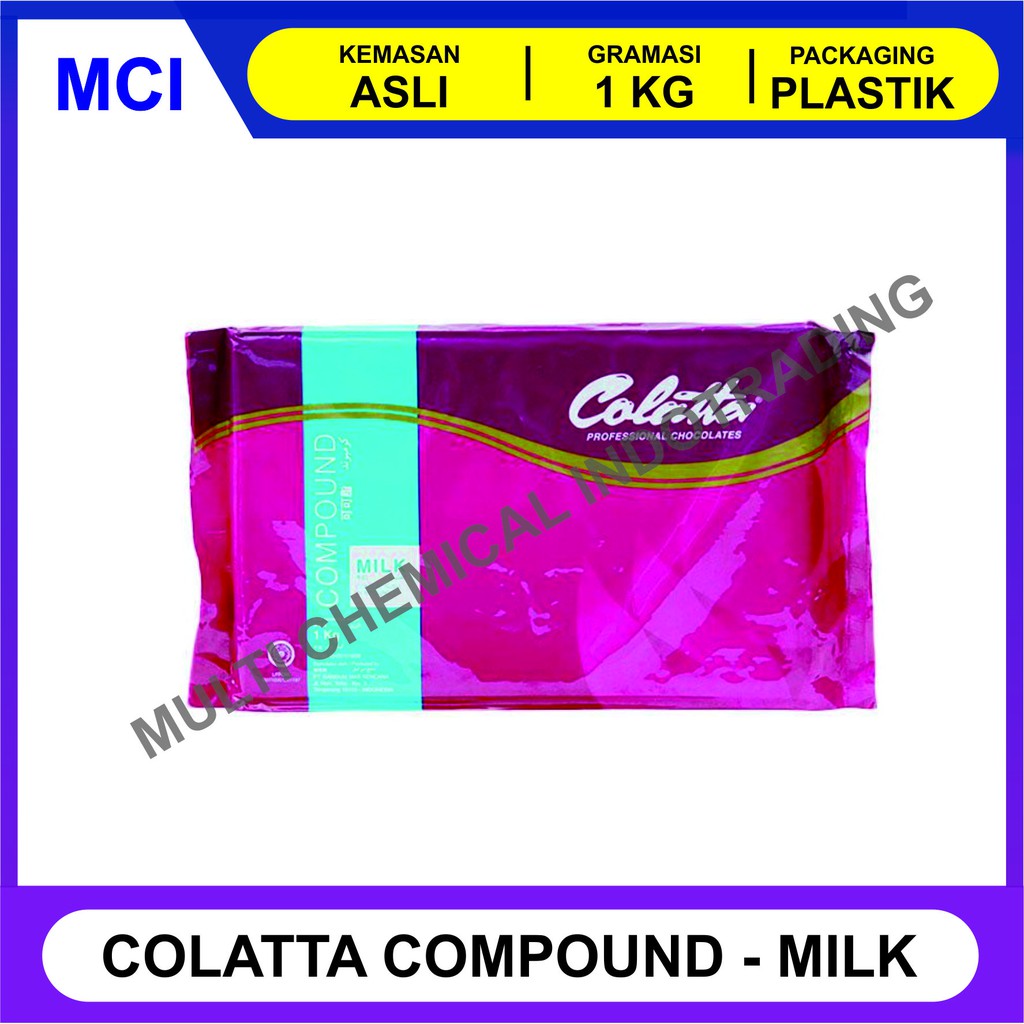 

COLATTA MILK CHOCOLATE COMPOUND / COKLAT BATANG SUSU 1 KG