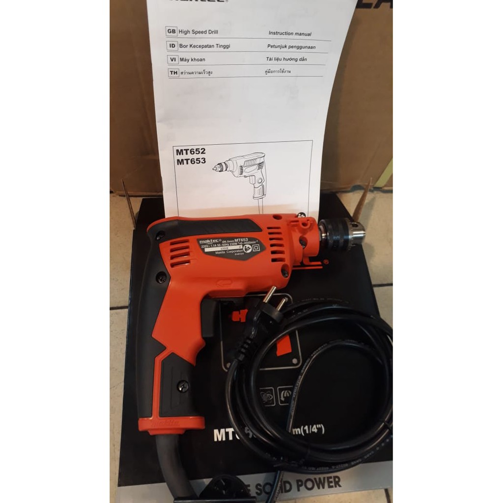 Mesin Bor Kecepatan Tinggi Maktec MT 653