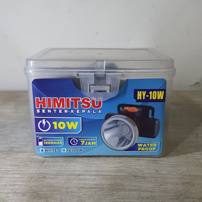 Senter kepala made in Japan Awet tahan lama Senter Kepala Anti Air Himitsu 10 Watt HY 10W