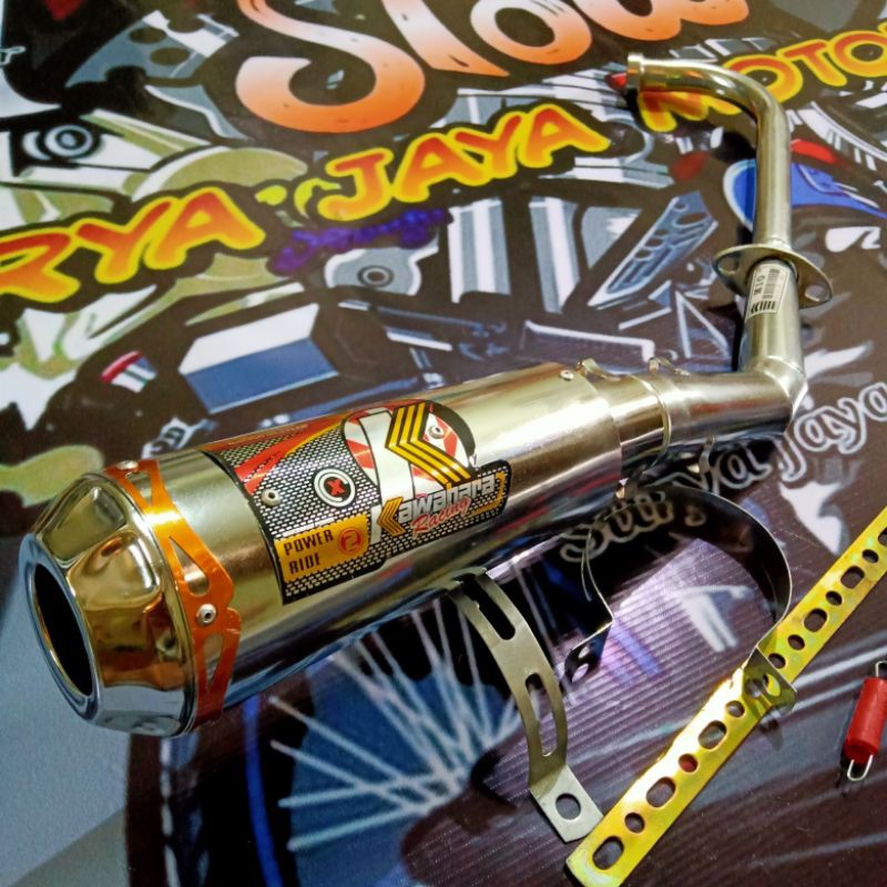 Knalpot Kawahara MIO sporty,smile,soul/Mio gt,J,soulGT/Mio m3,BEAT,VARIO,SCOOPY,SPACY,GENIO