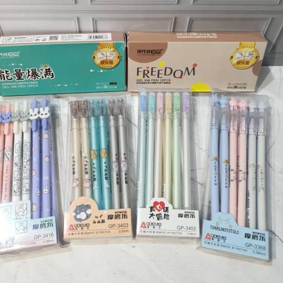 

10.10 BRANDS FESTIVAL (12pc) pen bisa hapus/pen gel hapus/erasable pen/pen hapus lucu fancy