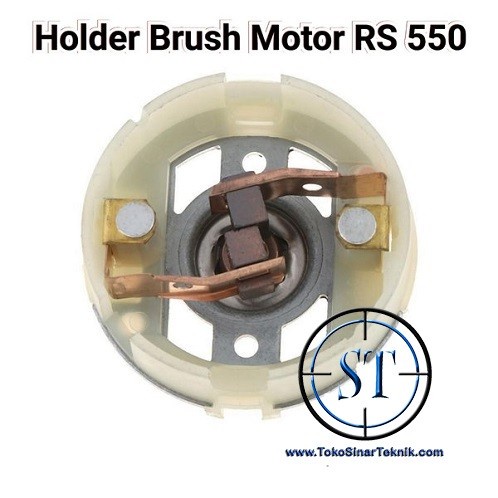 Holder Brush Motor Dc RS 550 Dudukan Cover Carbon Dinamo Bostel Drill Karbon Bor Cordless Dudukan