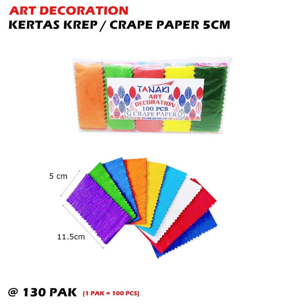 

Apazada - Kertas Krepe / Crepe Paper Prakarya Anak Sekolah Lebih Panjang dan Lebar Kualitas Terbaik