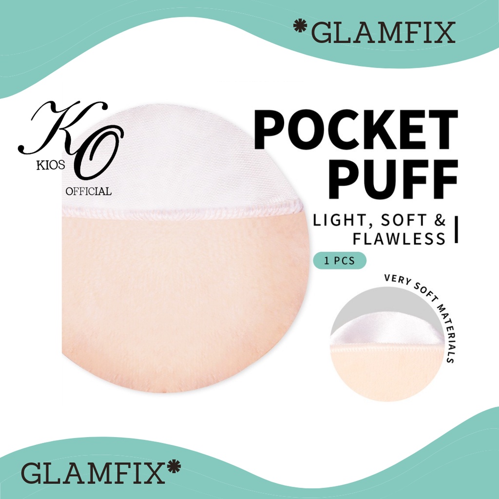 Glam Fix Summer Pocket Puff / Spons Make Up Glam fix