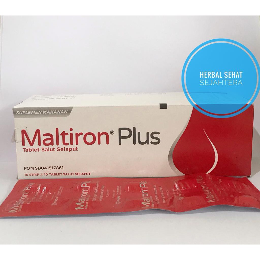 Jual MALTIRON PLUS Maltiron Plus maltiron plus isi 10 Tablet Per Strip