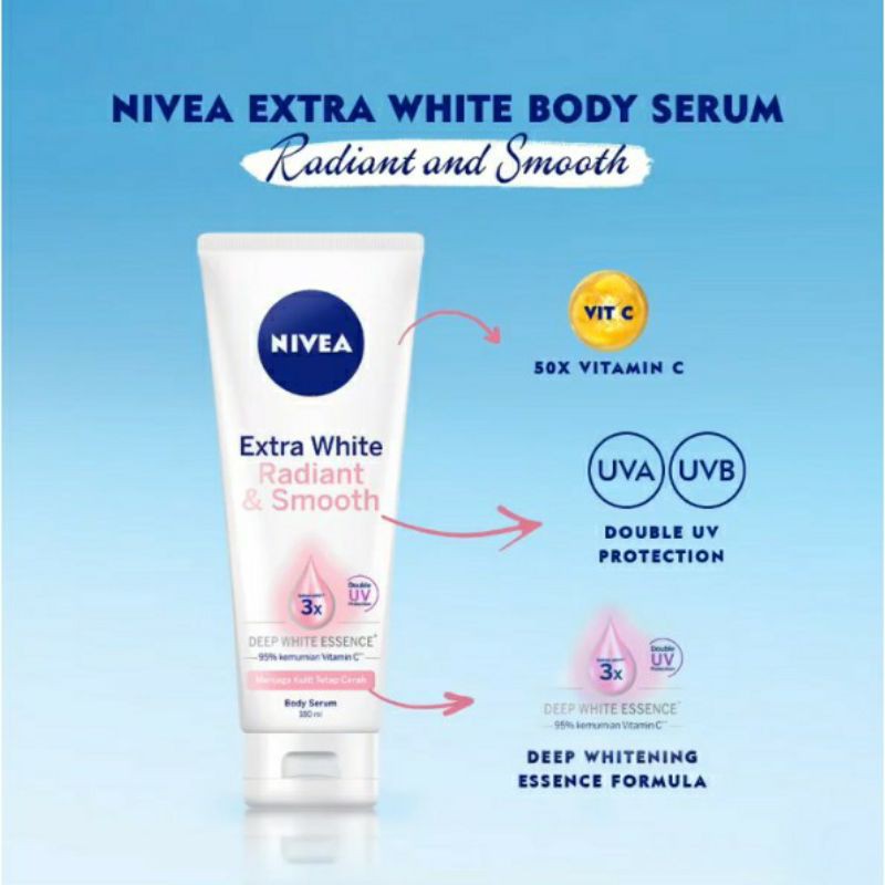 NIVEA Body Serum Extra White -180ml