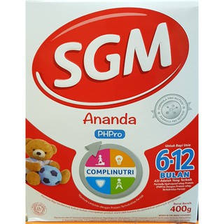Sgm Ananda PHpro Complitnutri Untuk Usia 6-12 Bulan 400gr