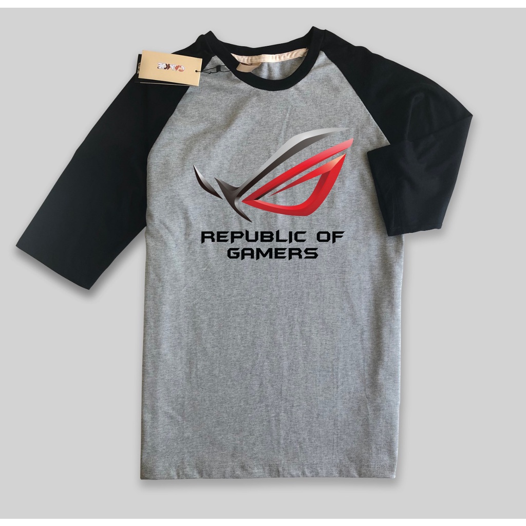 Kaos Raglan Asus ROG Republic of gamers 3D