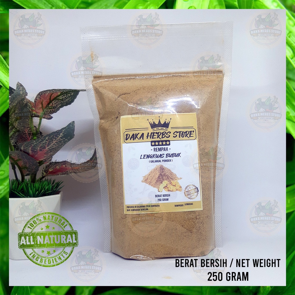 

Bubuk lengkuas murni 250 Gram