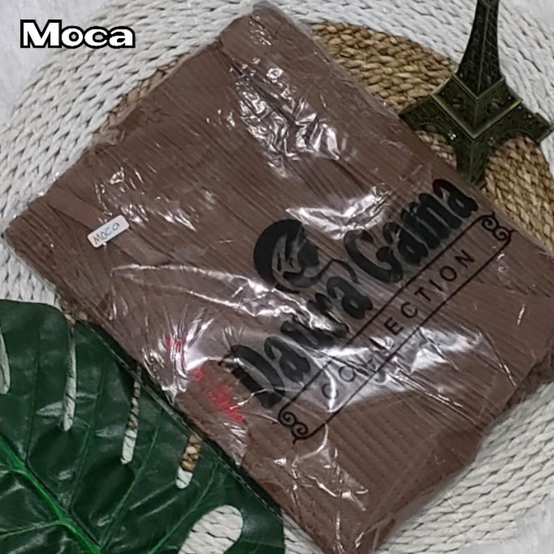 BERGO GOTIK PLISKET/ HIJAB INSTAN BY DAURA GAMA-BALERINA MOCA