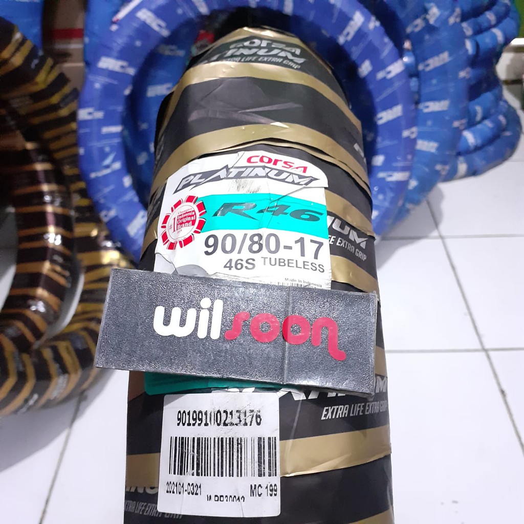 Ban Luar Corsa Platinum R46 90 80-17 Tubeless
