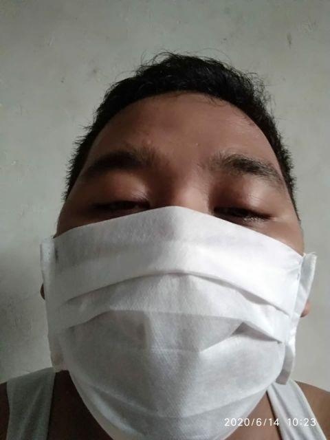 Masker Kain Sponbond 2 Ply Gampang Untuk Dicuci 1 Kg ( 250 Pcs )