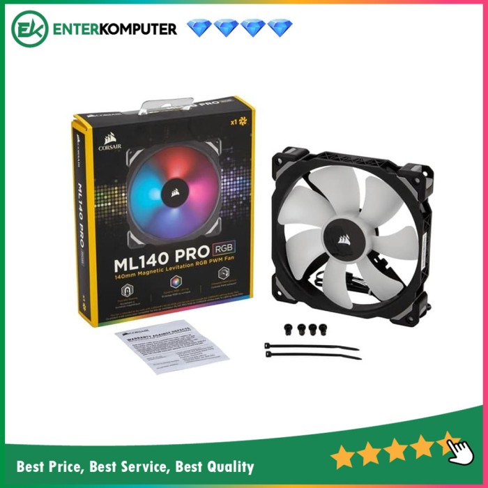 Coolerfan Corsair ML140 RGB (Single Pack) - 14CM Fan