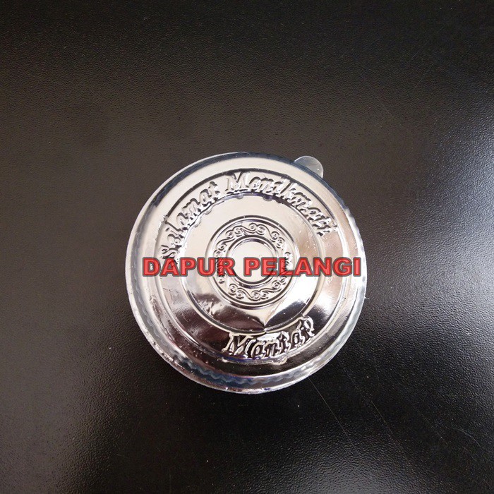 Tutup Datar Gelas Plastik / Tutup Jelly / Tutup Cup Puding / Tutup Cup Jelly UP isi 50pcs