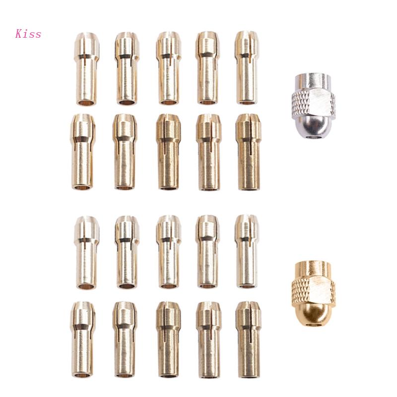 11pcs Collet Chuck Power Tool Mini Bahan Kuningan Untuk Aksesoris Mesin Ukir