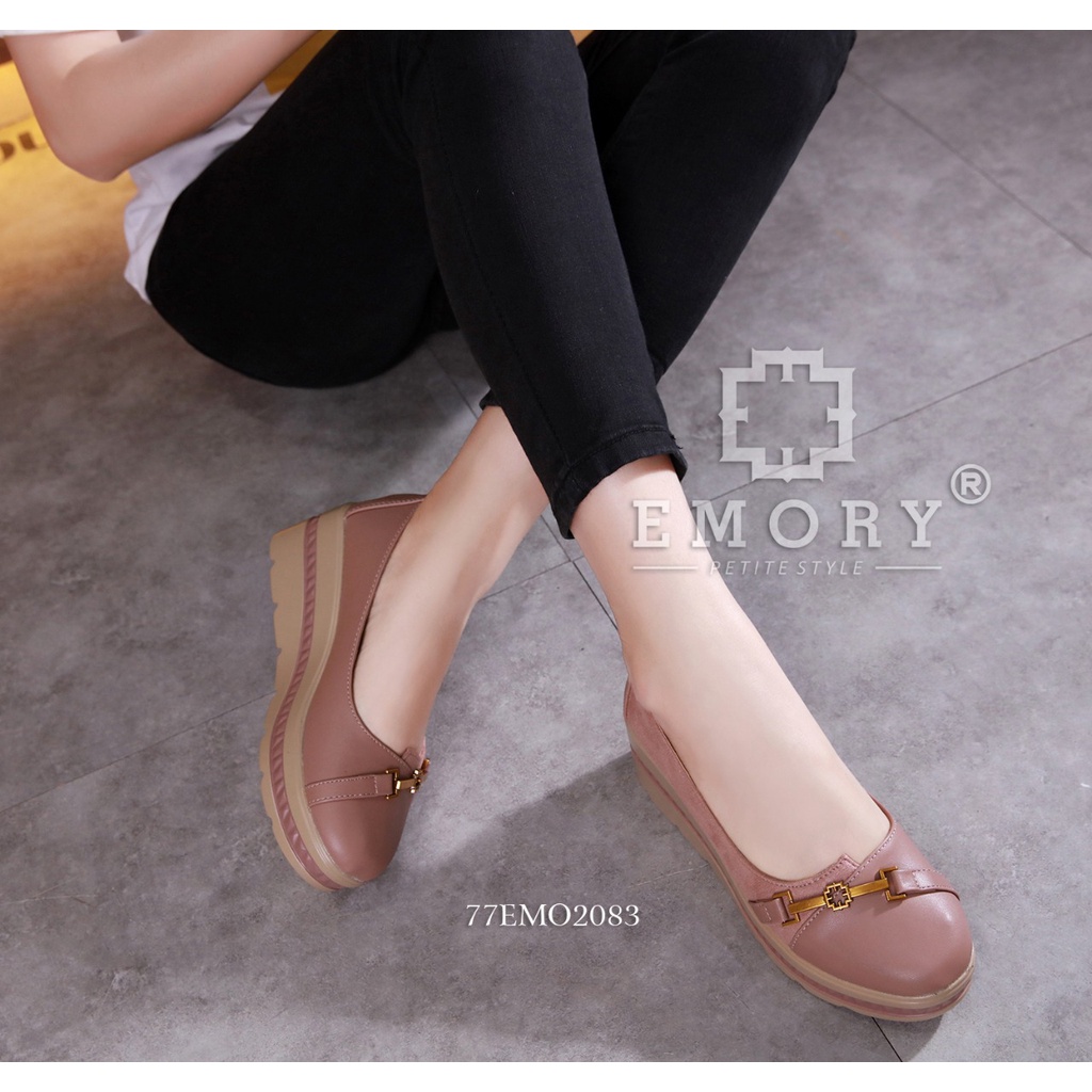 LT1 77EMO2083 SEPATU E M O R Y AYANNA WEDGES KEKINIAN