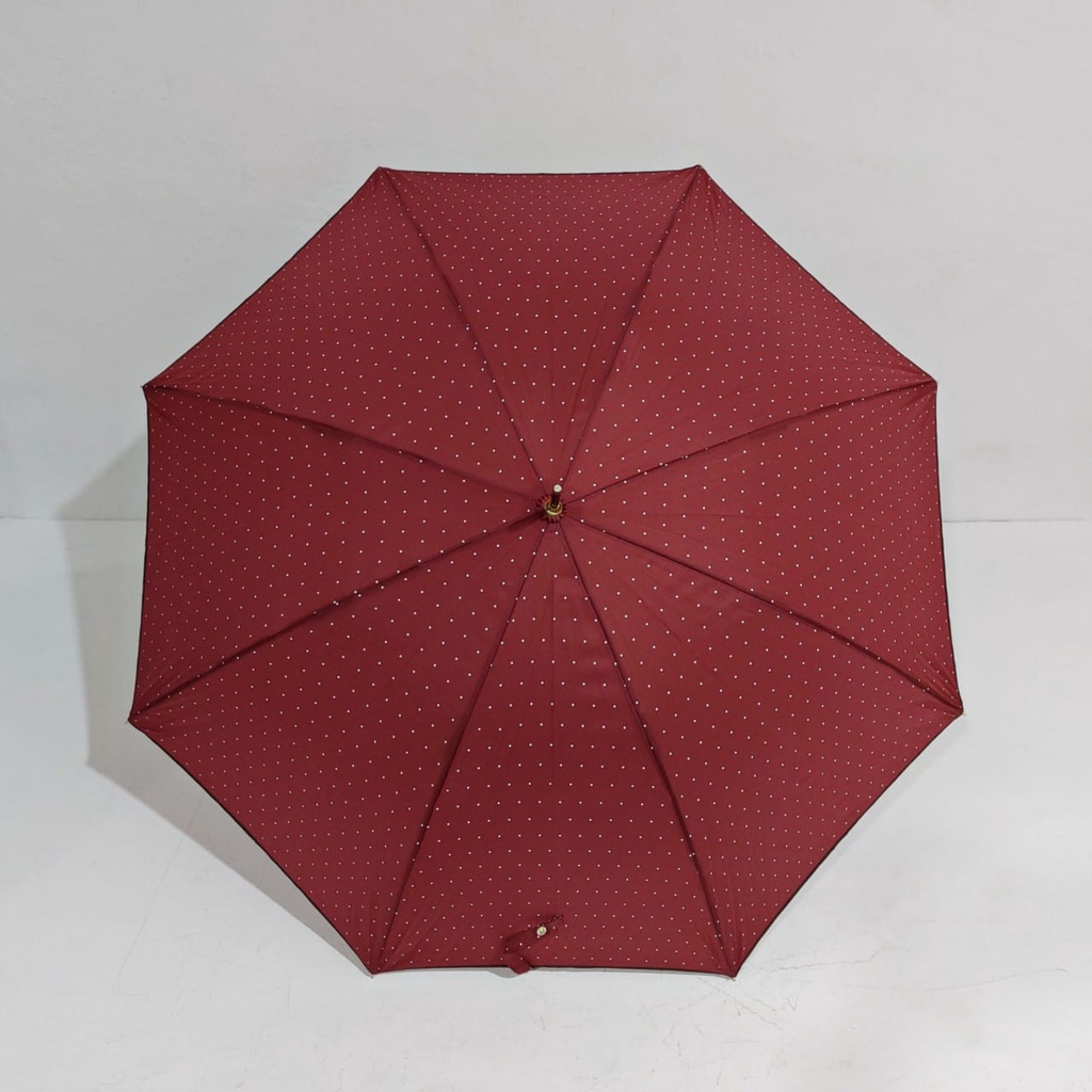 TERBARU! Payung Panjang Gagang J Motif Polkadot / Payung Fashion Jepang