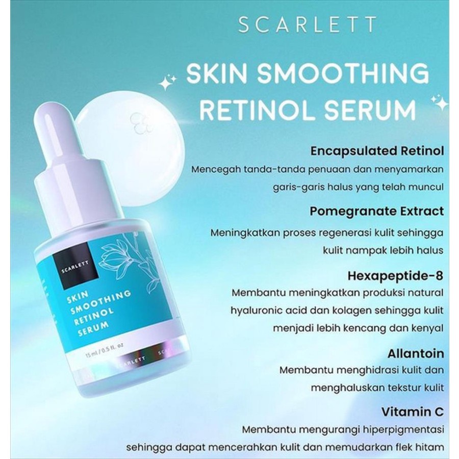 NEW SERUM SKIN SMOOTH RETINOL&amp;NIACINAMIDE SCARLET