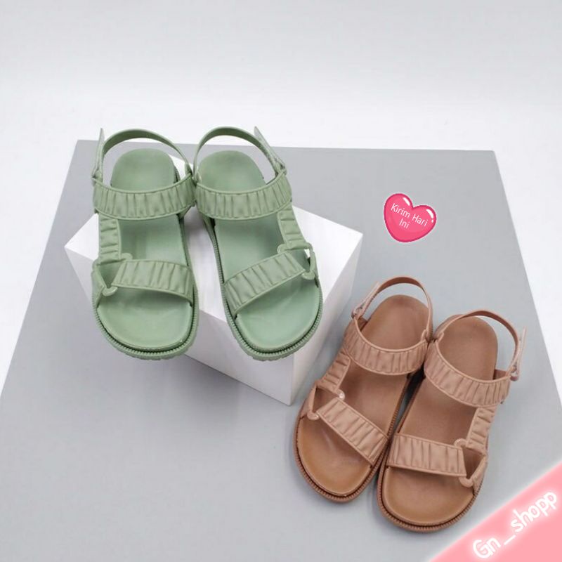 Sandal Gunung Wanita Jelly Import HYS 2017 8 VELCRO