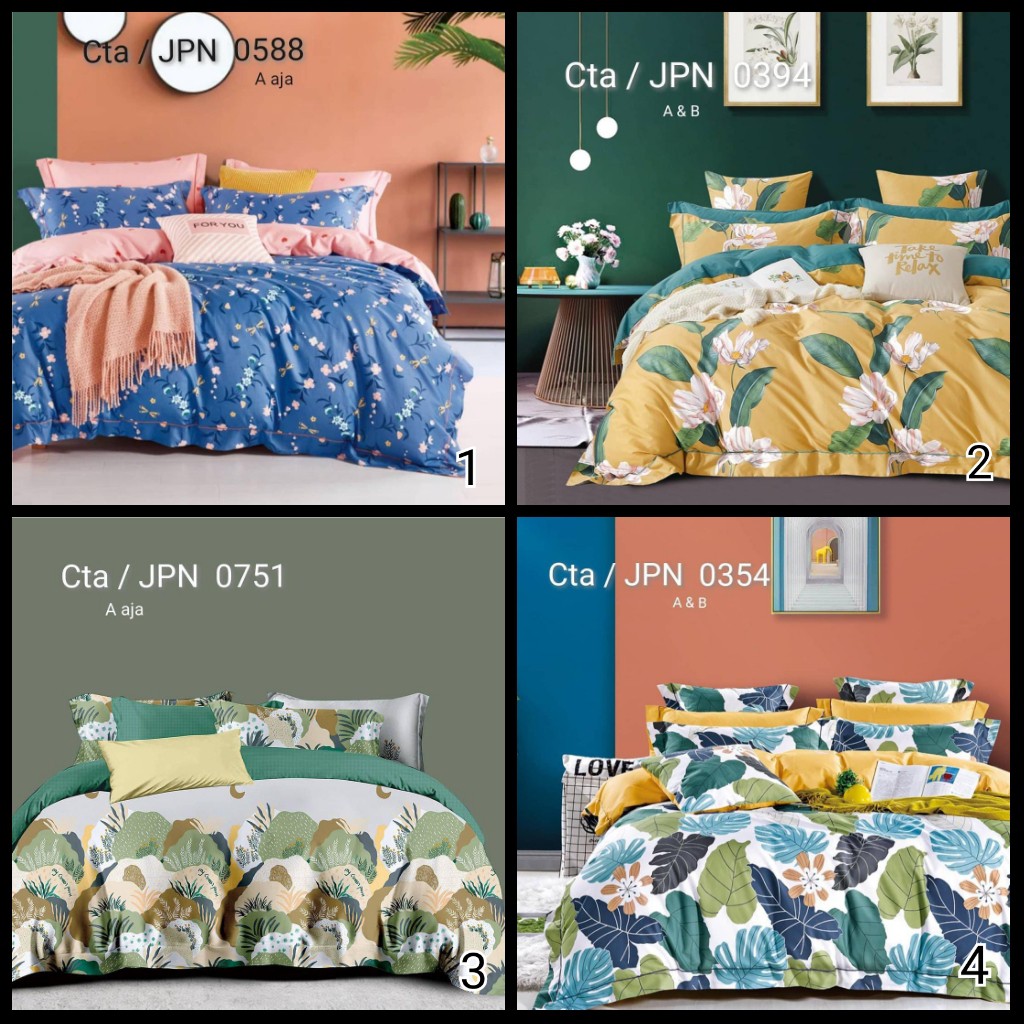 Bahan Kain katun jepang meteran / Sprei dan Bedcover Katun Jepang