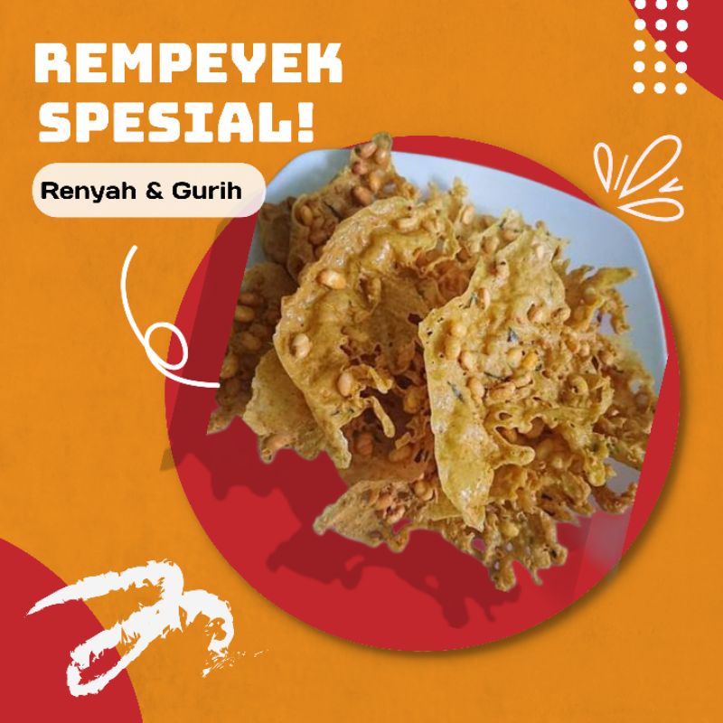 

Peyek / Rempeyek Kacang Renyah & Gurih, Harga Terjangkau, HOMEMADE