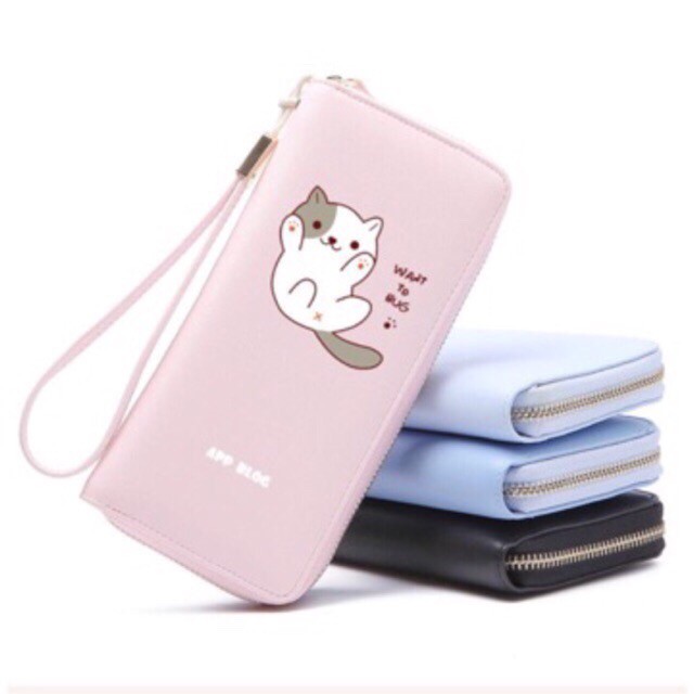 MORYMONY CAT HUG - Dompet Lipat Wanita