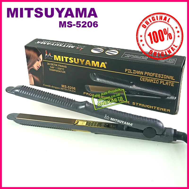 MITSUYAMA MS 5206 CATOKAN RAMBUT ALAT CATOK LURUS WAVE KERITING  2in1 SN LS 820 LS820